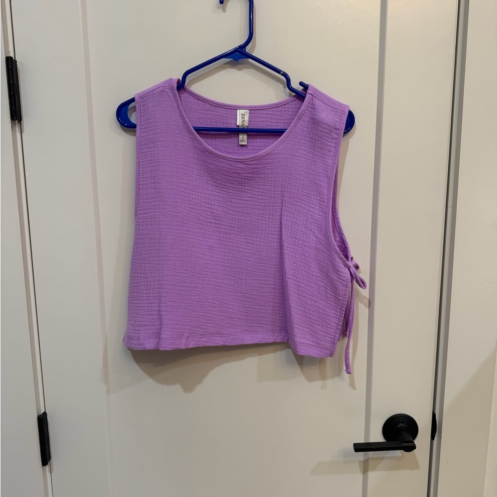 Purple Sleeveless Women's Top
